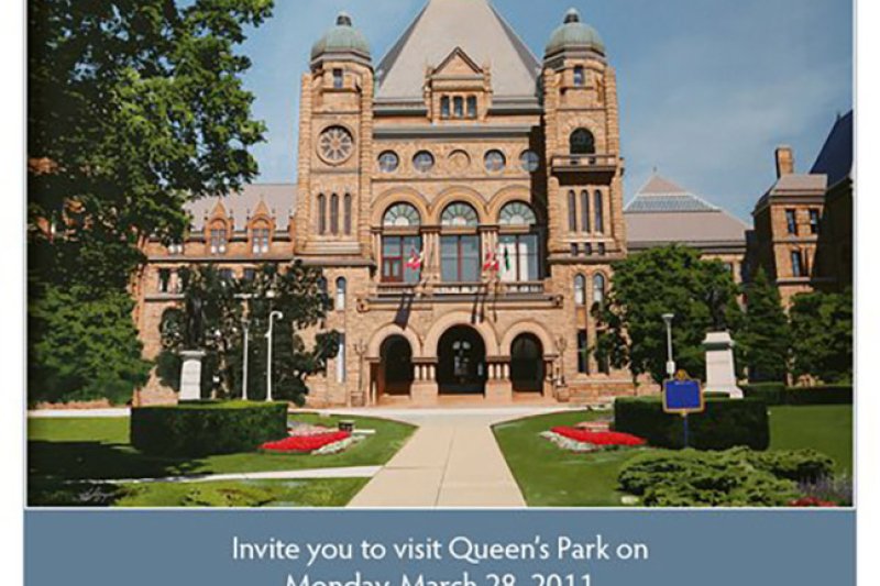 60 Unveiling Alijanpour's Painting Ontario's Legislative Building (March.28.2011) CANADA