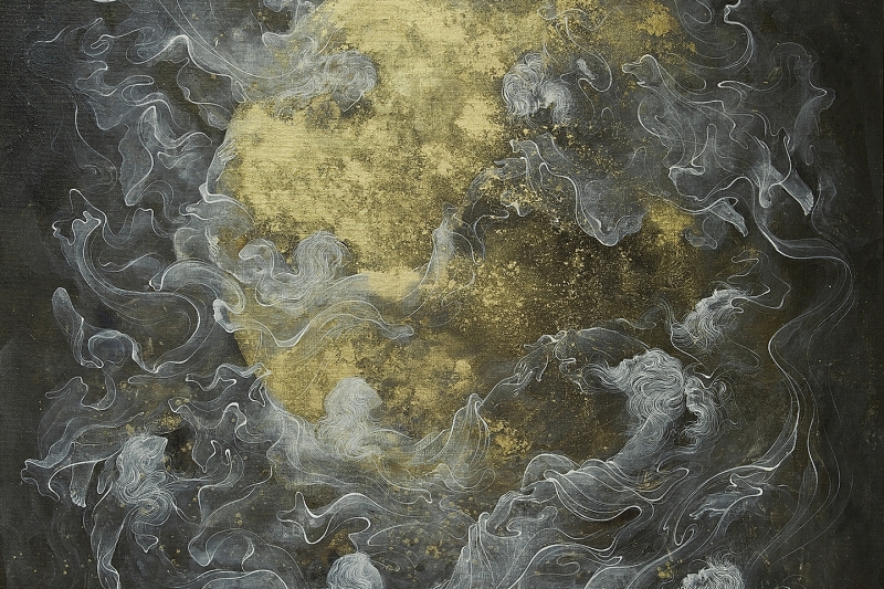 Of the Sun by Master Alijan Alijanpour – Contemporary symbolic painting