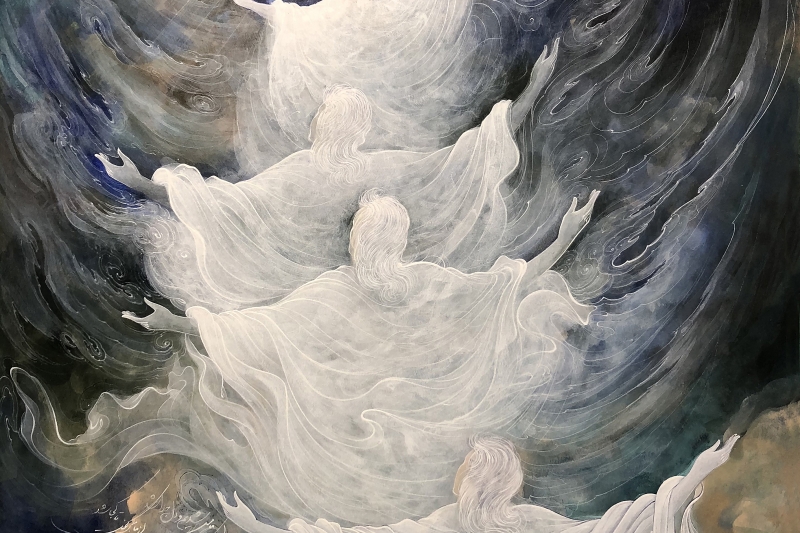 Light by Master Alijan Alijanpour – Contemporary symbolic painting